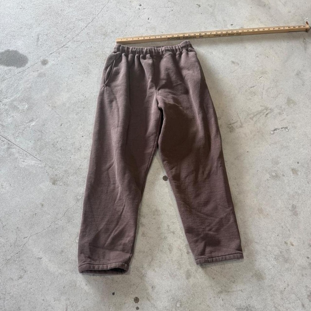 Jerzees High Cotton Sweatpants Brown Unisex Large Fleece Joggers Lounge